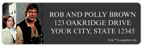 Star Wars&amp;#153; New Hope Address Labels